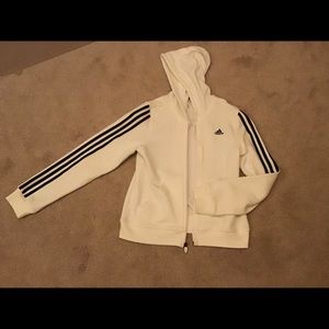 White adidas jacket